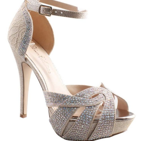 Women's Blush Lace Heel - Picture 2 of 2